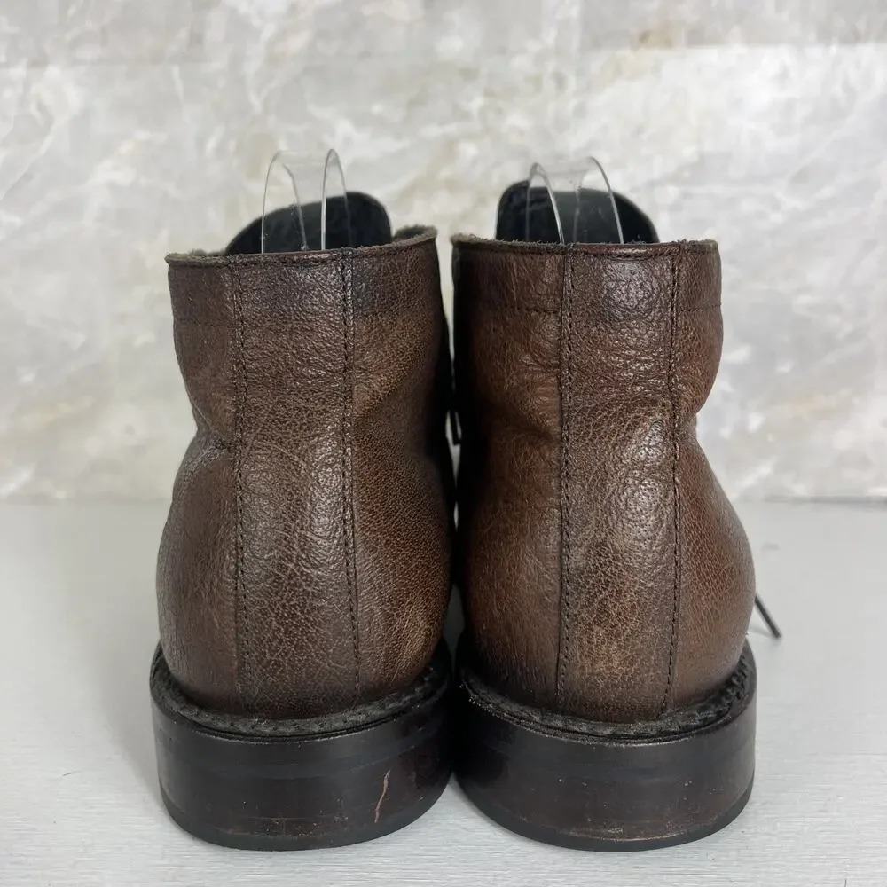 Thursday Boot Company Everyday Cap Toe Boots Men's 9 US Brown Leather Lace Up